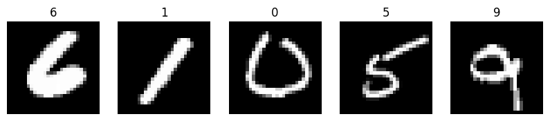 Figure 1: Randomly selected samples form MNIST training data